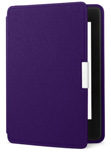 Amazon Kindle Paperwhite Leather Cover, Royal Purple [will only fit Kindle Paperwhite (5th and 6th Generation)]